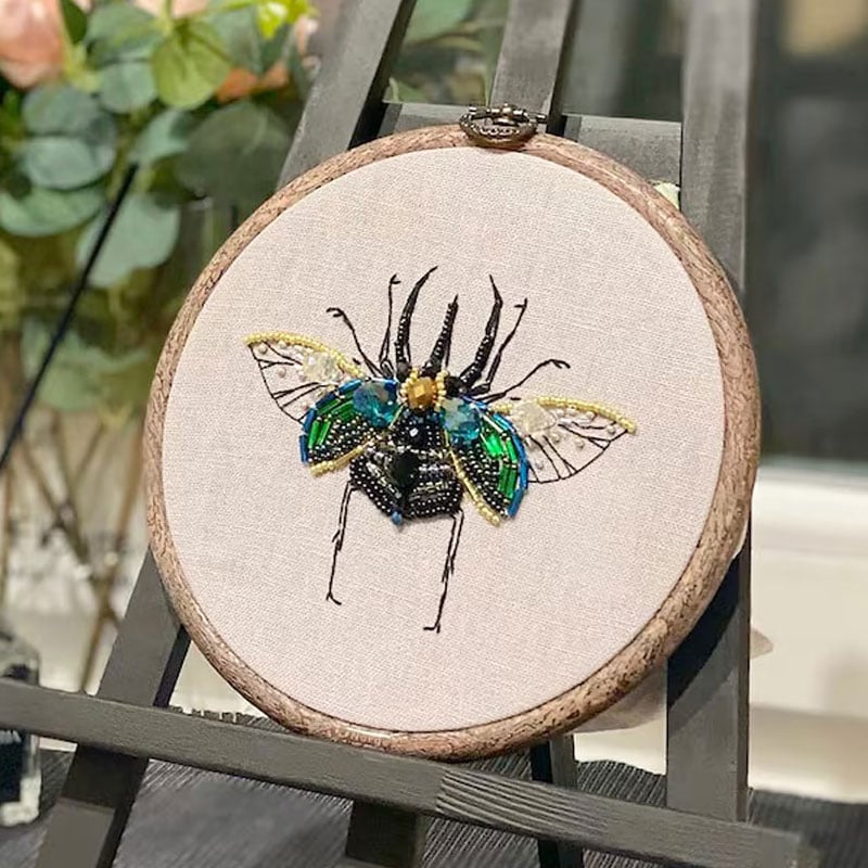 Gorgeous Beetle Stitching Diy Crafts