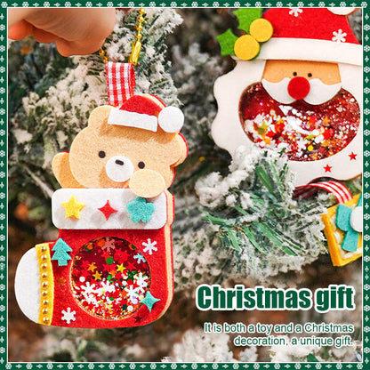 Christmas Themed Felt Decoration DIY Material Package