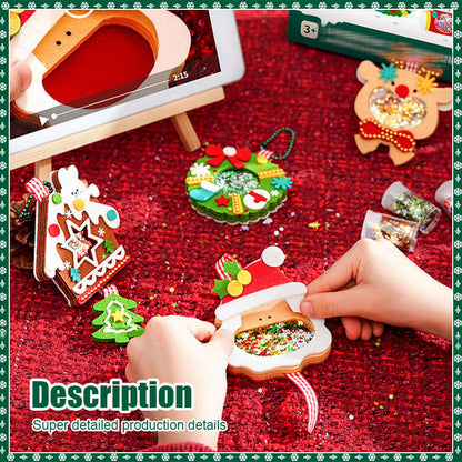 Christmas Themed Felt Decoration DIY Material Package