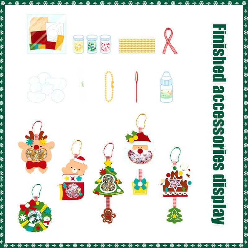 Christmas Themed Felt Decoration DIY Material Package
