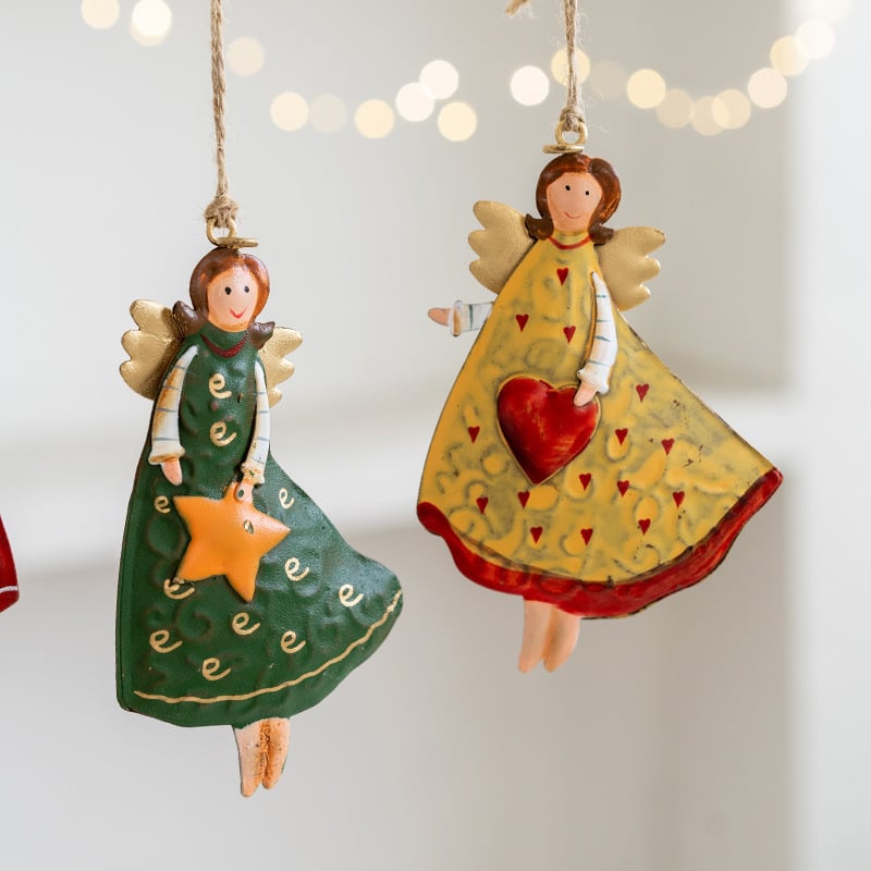 🔥Hot Sale 49% OFF-Retro Iron Art Christmas Angel Decoration