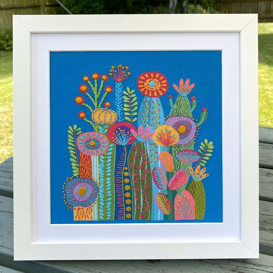 🔥LAST DAY 49% OFF-Interesting Cactus Hand Embroidery Kit