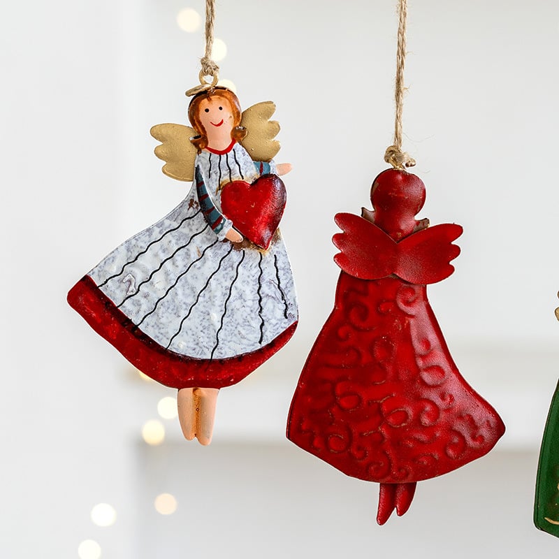 🔥Hot Sale 49% OFF-Retro Iron Art Christmas Angel Decoration