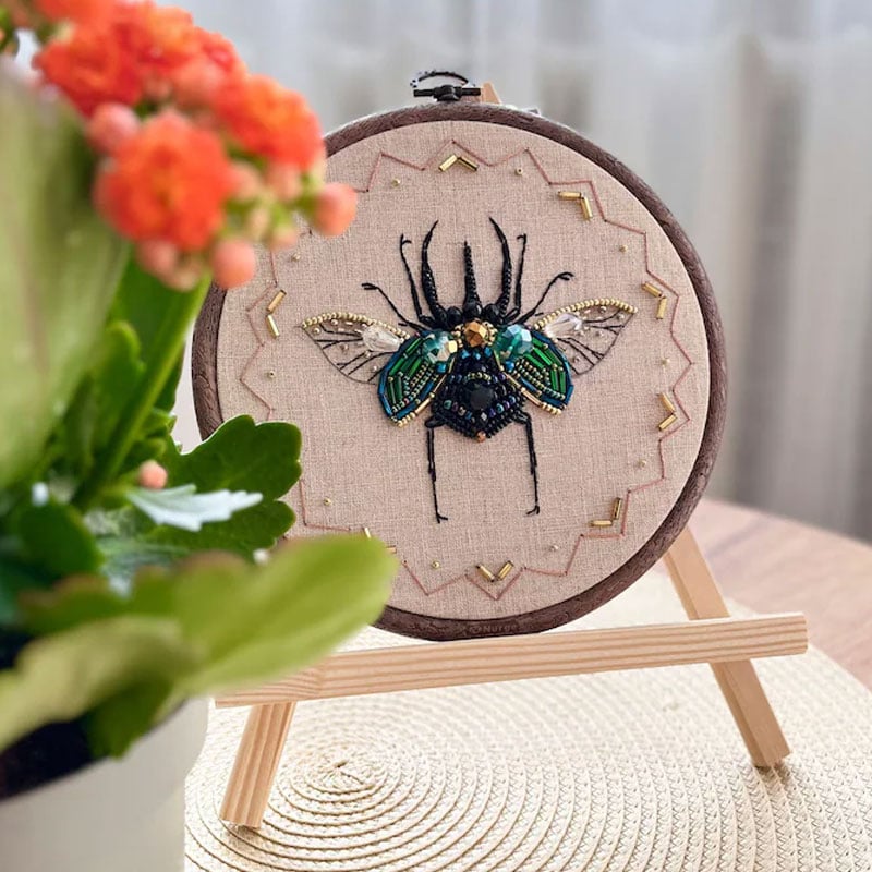Gorgeous Beetle Stitching Diy Crafts