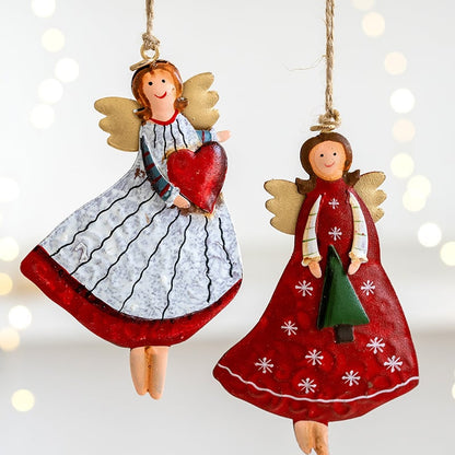 🔥Hot Sale 49% OFF-Retro Iron Art Christmas Angel Decoration