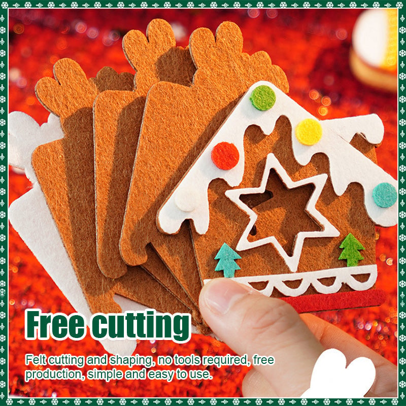 Christmas Themed Felt Decoration DIY Material Package